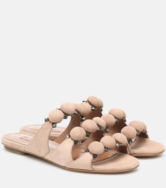 Bombe suede slides | Alaïa