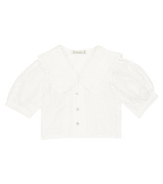 Antonella embroidered cotton blouse | The New Society