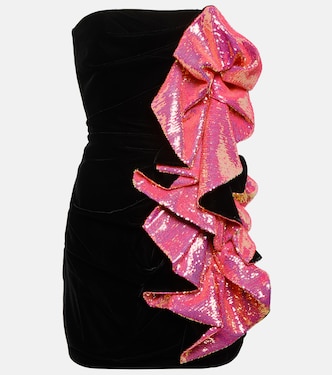 Strapless embellished minidress | Alexandre Vauthier