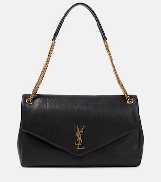 Calypso Large leather shoulder bag | Saint Laurent
