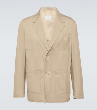 Cotton-blend blazer | Prada