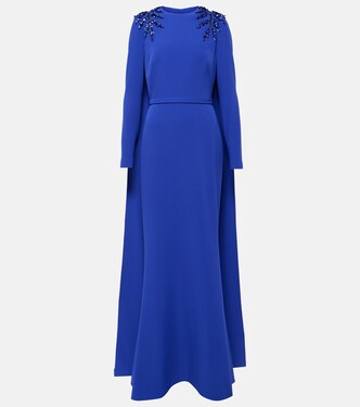 Robe longue Ginevra à ornements | Safiyaa