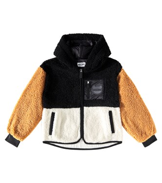 Teddy Bear colorblocked fleece jacket | Moschino Kids