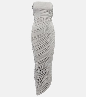 Diana ruched jersey maxi dress | Norma Kamali