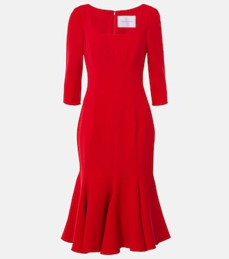  Crêpe midi dress | Carolina Herrera