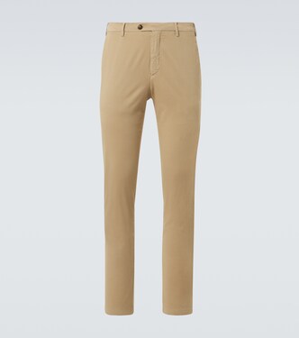 Cotton twill chinos | Canali