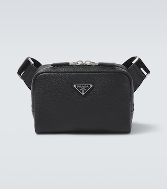 Small leather shoulder bag | Prada