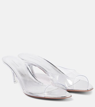 Alexa Glass 60 PVC mules | Amina Muaddi