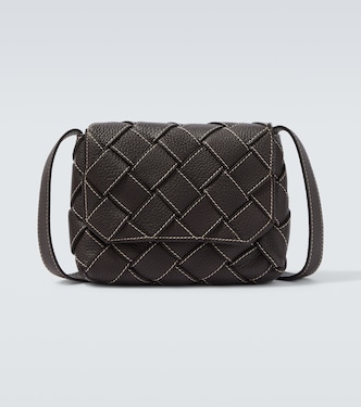 Diago Intreccio leather crossbody bag | Bottega Veneta