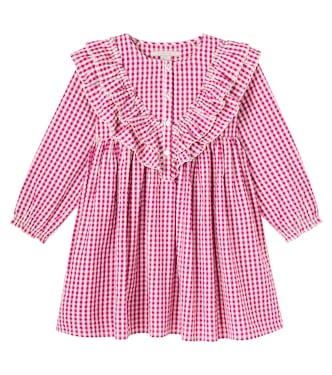 Kim checked cotton dress | Konges Sløjd