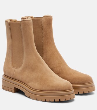Chelsea suede ankle boots | Gianvito Rossi