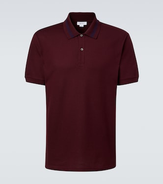 Cotton piqué polo shirt | McQueen