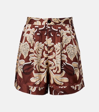 Isabelle printed high-rise shorts | Poupette St Barth