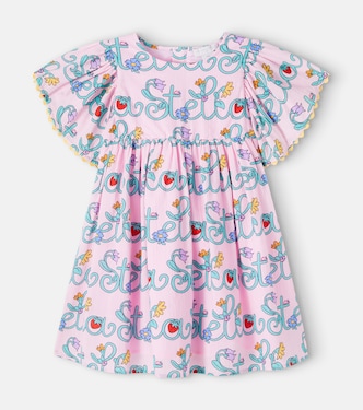 Robe en coton à logo | Stella McCartney Kids
