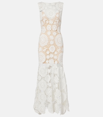 Crochet maxi dress | Self-Portrait