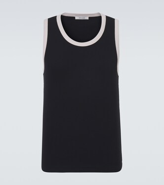 Contro cotton-blend tank top | Entire Studios