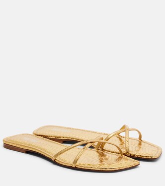 صندل من الجلد المعدني Biarritz | Paris Texas