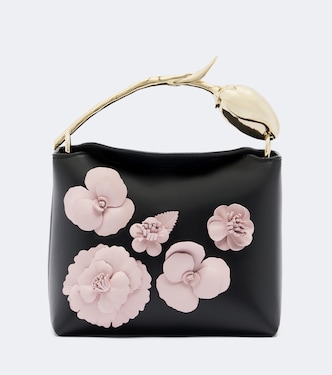 Bloom迷你贴花皮革手提包 | Erdem