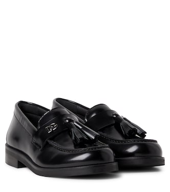 DG leather loafers | Dolce&Gabbana Kids