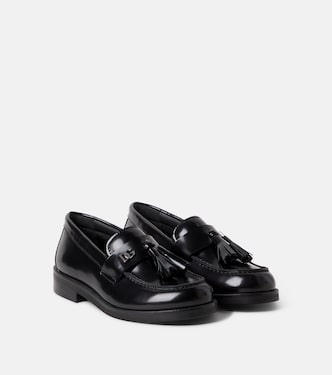 Loafers DG aus Leder | Dolce&Gabbana Kids