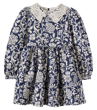 Eloween floral cotton-blend jacquard dress | The New Society