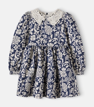 Eloween floral cotton-blend jacquard dress | The New Society
