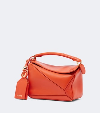 Henkeltasche Puzzle Featherlight Mini aus Leder | Loewe