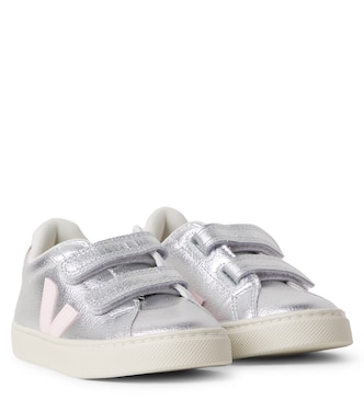 Esplar metallic leather sneakers | Veja Kids
