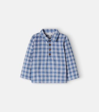 Baby checked cotton shirt | Emile et Ida