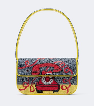 Tommy Small beaded shoulder bag | Staud