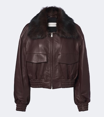 Blousonjacke mit Shearling | Nour Hammour