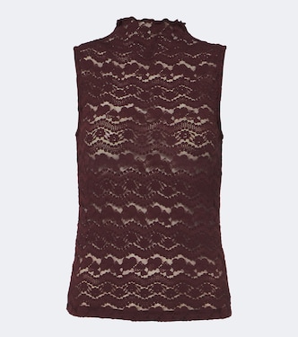 Top Alora de jersey con encaje | Veronica Beard