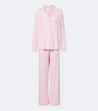 Soft Lounge ribbed-knit pajamas | Skims
