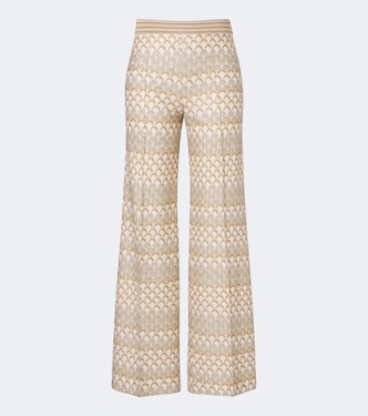 Lamé wide-leg pants | Missoni