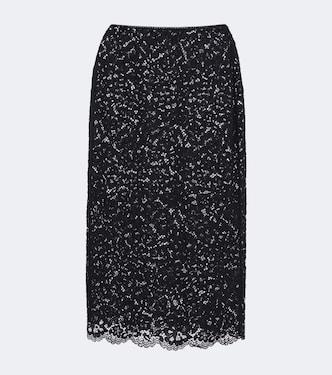 Nandette sheer lace midi skirt | Dôen
