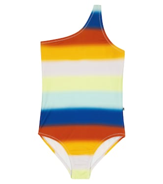 Nai one-shoulder striped swimsuit | Molo