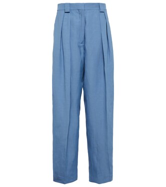 Pantalones plisados de tiro alto | Stella McCartney