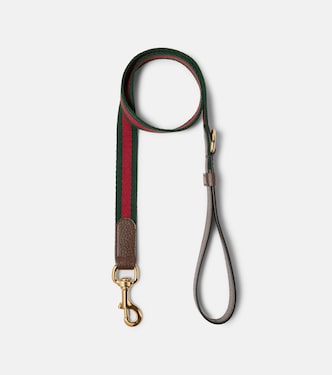 Web Stripe L dog leash | Gucci