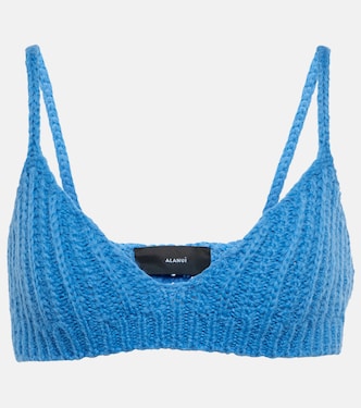 Bralette in misto alpaca a coste | Alanui