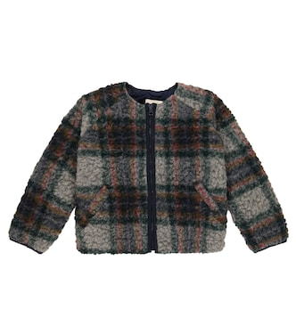 Danny checked wool-blend jacket | The New Society