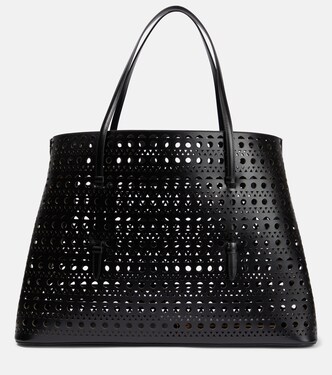 Mina 50 Large leather tote bag | Alaïa