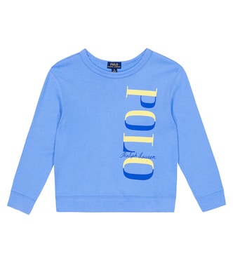 Logo cotton jersey sweatshirt | Polo Ralph Lauren Kids