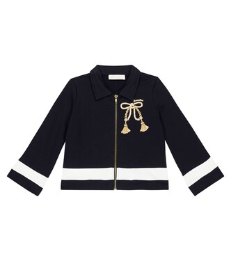 Veste brodée en coton | Monnalisa