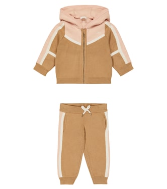 Baby cotton and wool tracksuit | Chloé Kids