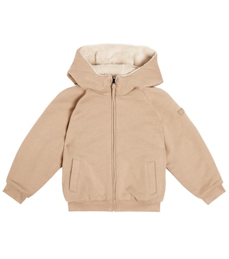 Reversible cotton hoodie | Il Gufo