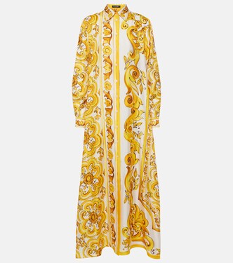 Majolica silk kaftan | Dolce&Gabbana