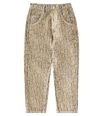 Jumbled Monogram jacquard jeans | Marc Jacobs Kids