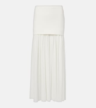 Paige pleated crêpe chiffon maxi skirt | Proenza Schouler