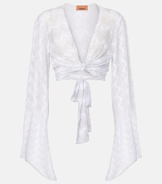 Zig Zag cropped blouse | Missoni