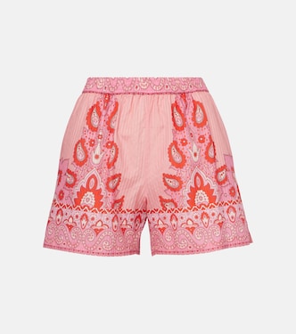 Paisley cotton and silk shorts | Etro